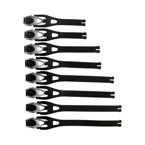 FOX COMP5/5Y/3Y BUCKL/STRAP KIT8PC [BLK]