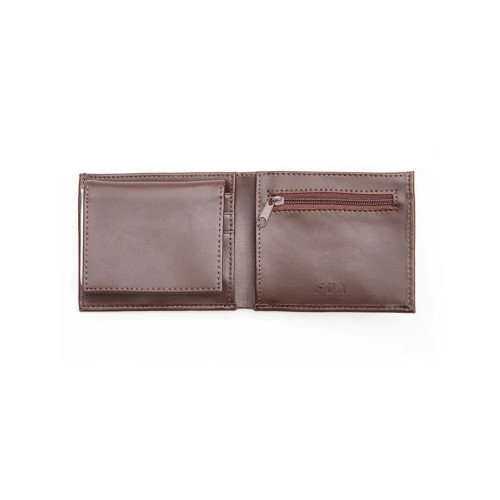 FOX TRIFOLD LEATHER WALLET [BRN]