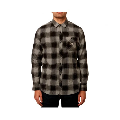 FOX LONGVIEW LTWT FLANNEL [HTR GRAPH]