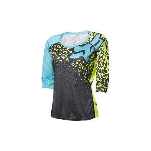 FOX MTB-JERSEY WOMENS LYNX 3/4 JERSEY FLORIDA YELLOW