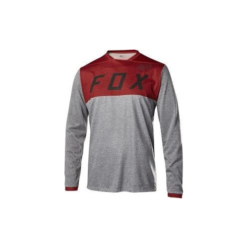 FOX MTB-JERSEY INDICATOR LS JERSEY HEATHER RED