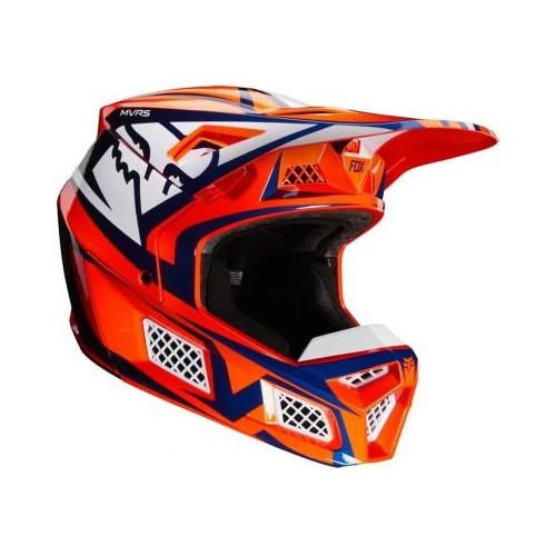 FOX V3 IDOL HELMET, ECE [ORG/BLU] 2