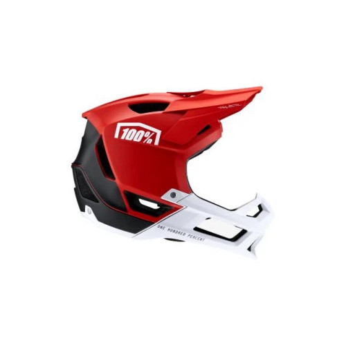 100% TRAJECTA All Mountain/Enduro Helmet Red