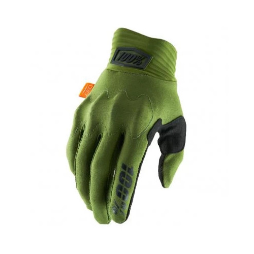 100% COGNITO Army Green/Black Gloves