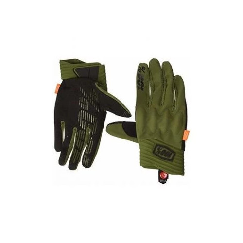 100% COGNITO Army Green/Black Gloves 2