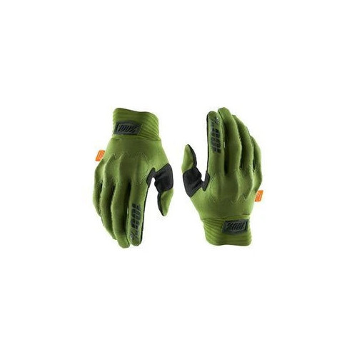 100% COGNITO Army Green/Black Gloves
