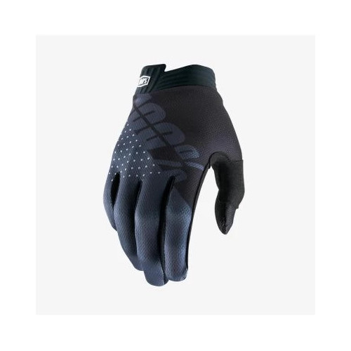 100% iTRACK Black/Charcoal Gloves 2