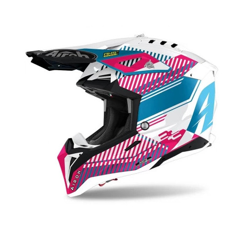 AIROH AIROH AVIATOR 3 WAVE PINK GLOSS CHROME 2021