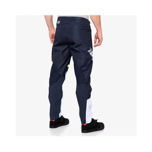 100% R-CORE Pants Dark Blue/Yellow