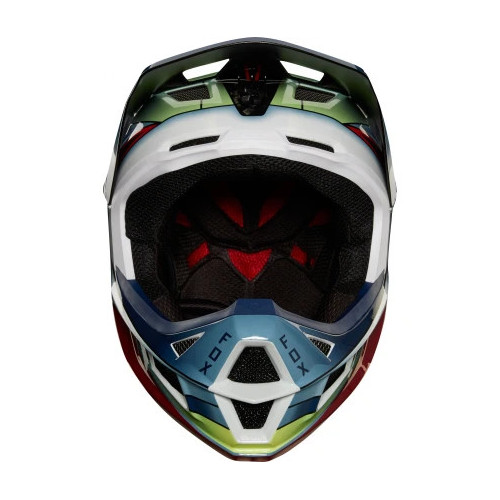 FOX RPC KUSTM HELMET [WHT/RD/BLK]
