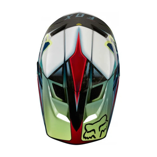 FOX RPC KUSTM HELMET [WHT/RD/BLK]
