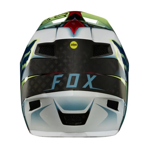 FOX RPC KUSTM HELMET [WHT/RD/BLK]