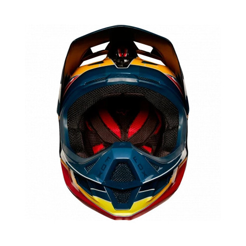 FOX RPC KUSTM HELMET [RD/YLW]