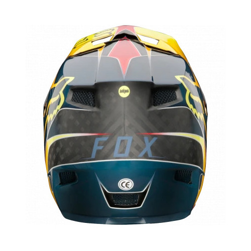 FOX RPC KUSTM HELMET [RD/YLW]