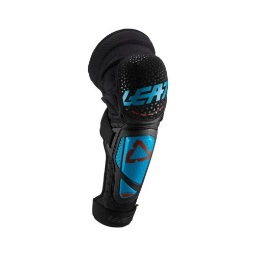 LEATT KNEE & SHIN GUARD 3DF HYBRID EXT FUEL/BLACK