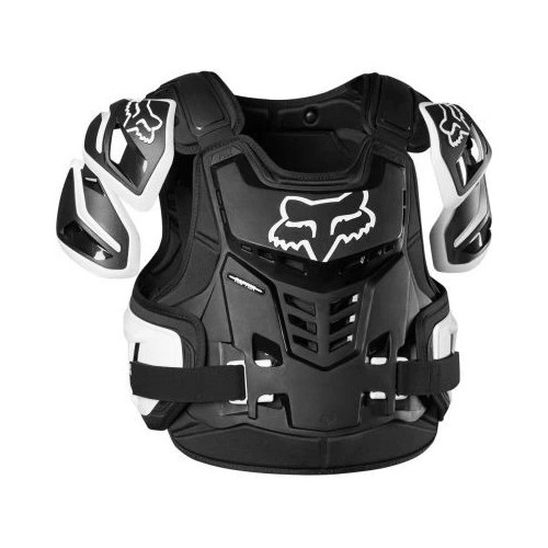 MX GUARDS RAPTOR VEST, CE BLK/WHT