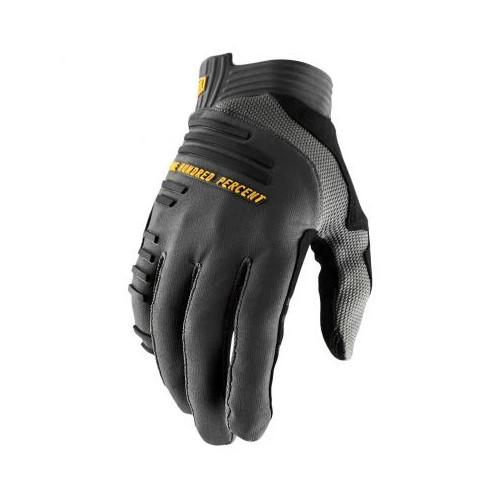 100% R-Core Gloves Charcoal