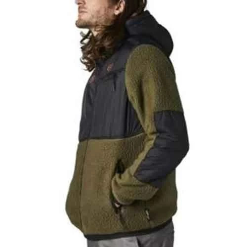 FOX DAYTON ZIP FLEECE [FAT GRN] 2