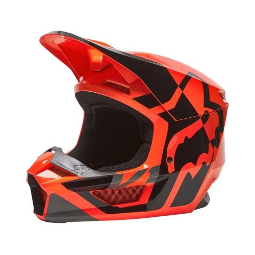 FOX V1 LUX HELMET, ECE [FLO ORG]
