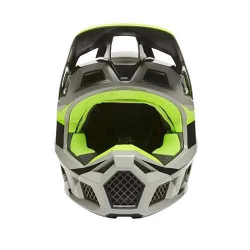 FOX V3 RS RIET HELMET, ECE [FLO YLW] 2