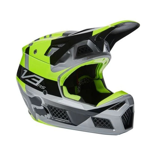 FOX V3 RS RIET HELMET, ECE [FLO YLW]