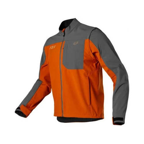 FOX LEGION SOFTSHELL JACKET [BRNT ORG]