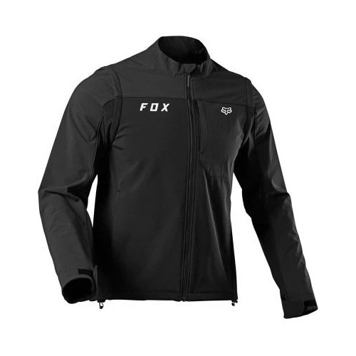 FOX LEGION SOFTSHELL JACKET BLACK [BLK/SLV]