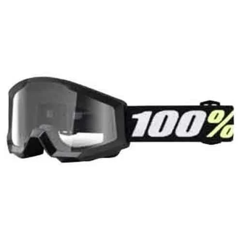 100% OCHELARI 100% STRATA MINI Black Clear Lens