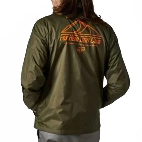 FOX HERO DIRT COACHES JACKET [FAT GRN] 2