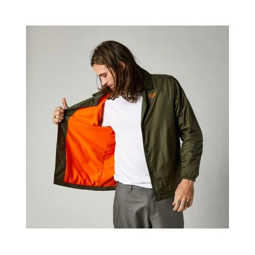 FOX HERO DIRT COACHES JACKET [FAT GRN]
