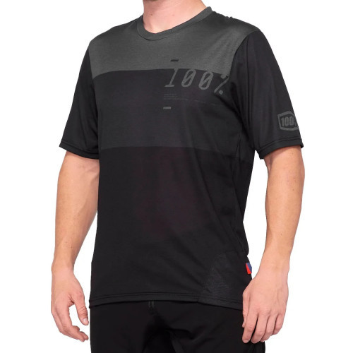 100% AIRMATIC Jersey Charcoal/Black