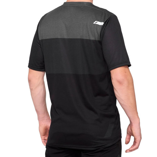 100% AIRMATIC Jersey Charcoal/Black 2
