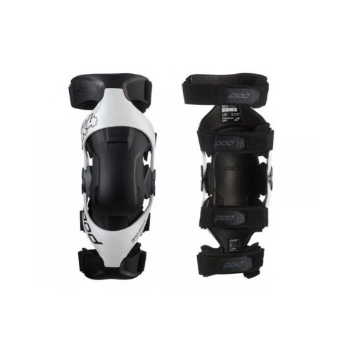 POD POD K4 V 2.0 Knee Brace White/Black (PAIR/SET)