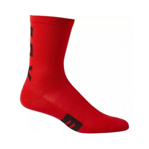 FOX 6" FLEXAIR MERINO SOCK [FLO RED]