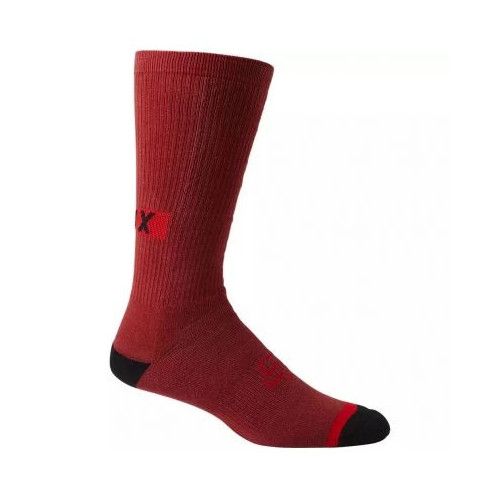 FOX 10" DEFEND CREW SOCK [RD CLY]