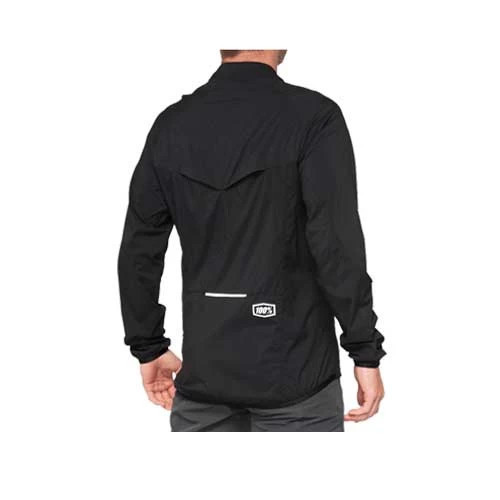 100% CORRIDOR Stretch Windbreaker Black 2