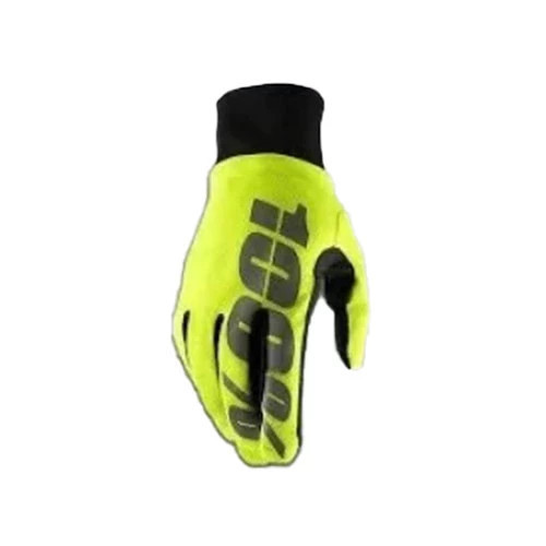 100% HYDROMATIC Waterproof Glove Neon Yellow