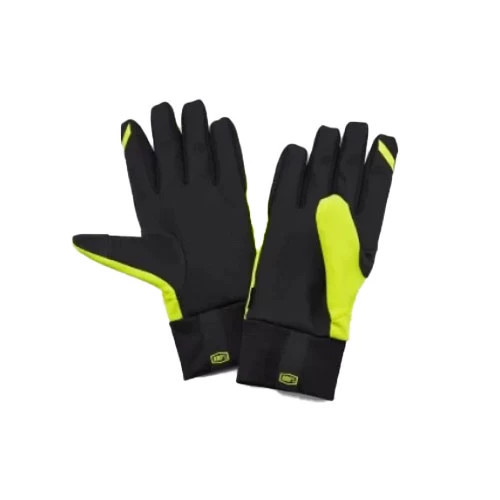 100% HYDROMATIC Waterproof Glove Neon Yellow 2