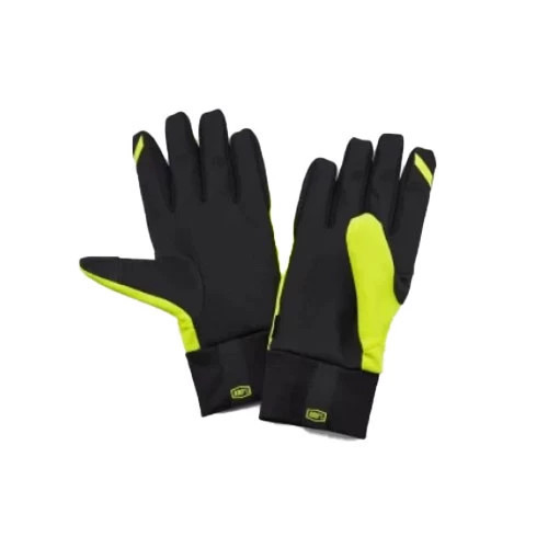 100% HYDROMATIC Waterproof Glove Neon Yellow