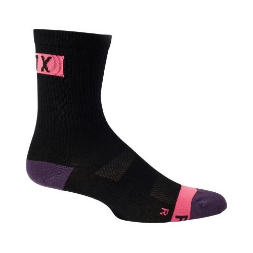 FOX WOMEN'S 6" FLEXAIR MERINO SOCK [BLK]