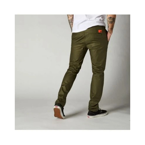 FOX ESSEX STRETCH SLIM PANT [FAT GRN]