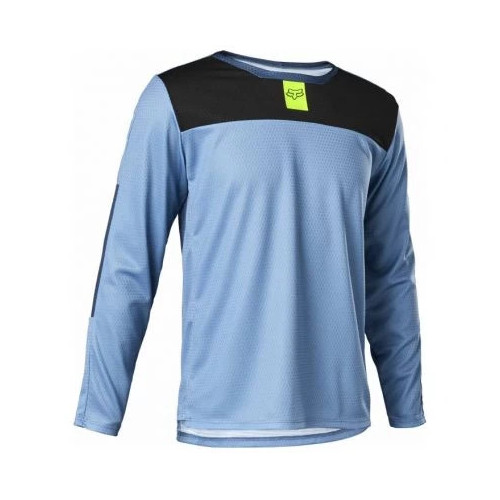 FOX YTH DEFEND LS JERSEY [DST BLU]