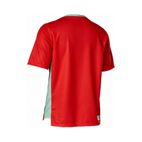 FOX YTH DEFEND SS JERSEY [FLO RED]