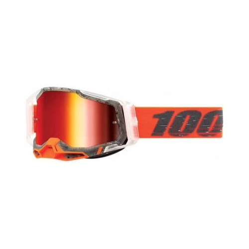 100% RACECRAFT 2 Goggle Schrute - Mirror Red Lens