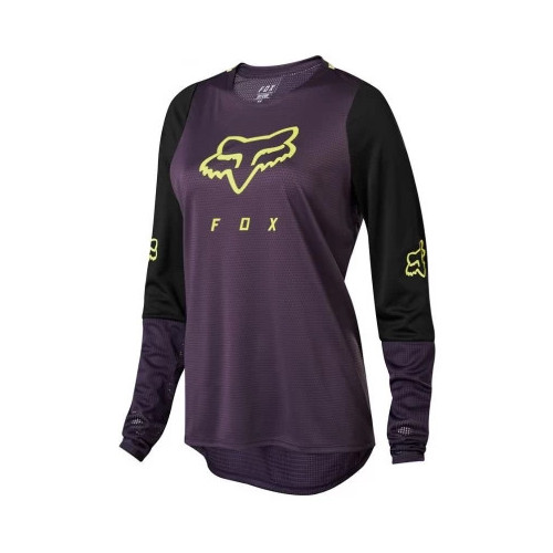 FOX MTB-JERSEY WOMENS DEFEND LS JERSEY DARK PURPLE