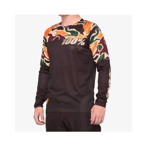 100% R-CORE Jersey Warm Black/Camo