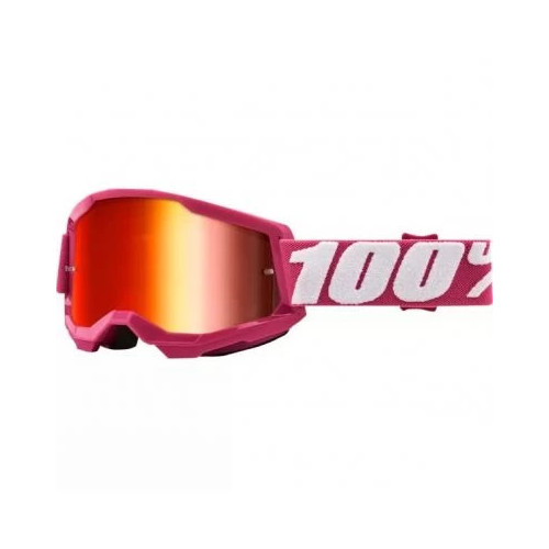 100% STRATA 2 Goggle Fletcher Mirror Red Lens