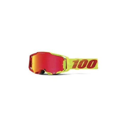 100% ARMEGA Goggle Solaris HiPER Red Mirror Lens