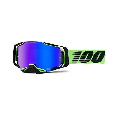 100% OCHELARI 100% ARMEGA GOGGLE URUMA HiPER BLUE LENS 2