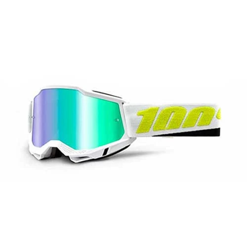 100% OCHELARI 100% ACCURI 2 Goggle Peyote Mirror Green Lens